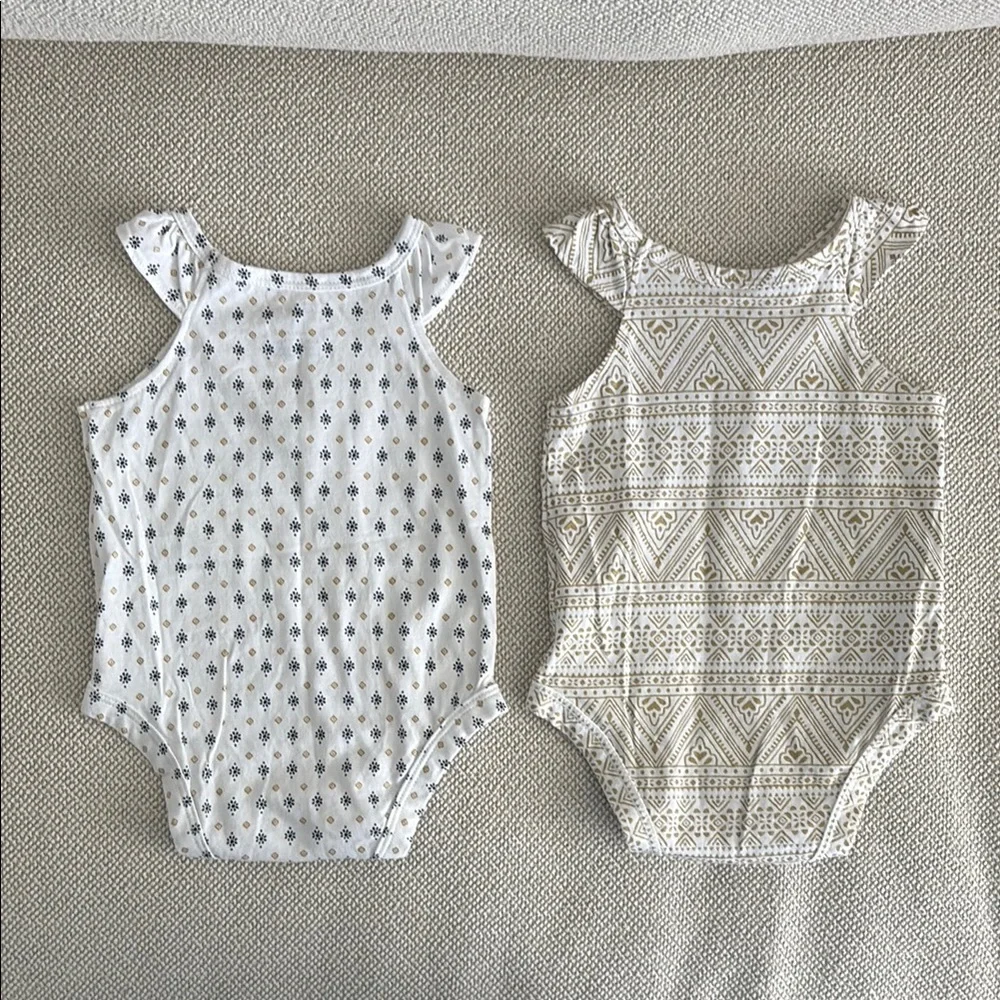 Carter’s Stylish Kids Cotton Printed Bodysuits, Set of 6